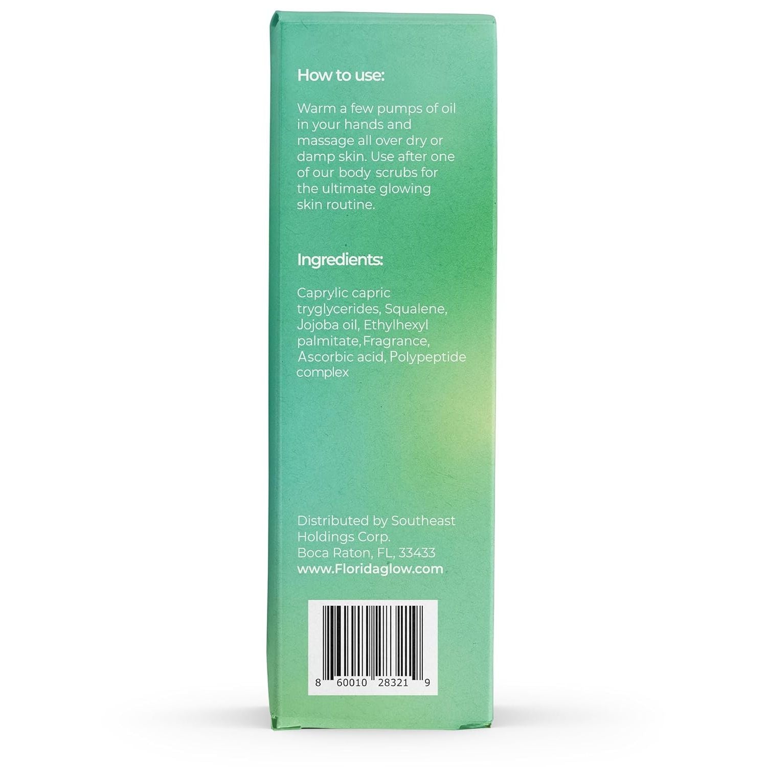 Florida Salt Scrubs Polypeptide Body Serum (Pacific Sage) – 100ml | Hydrating, Firming & Collagen-Boosting Body Oil
