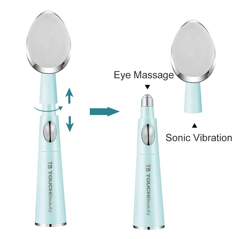 TOUCHBeauty 2-in-1 Sonic Facial Cleanser & Eye Massager (TB-1581)