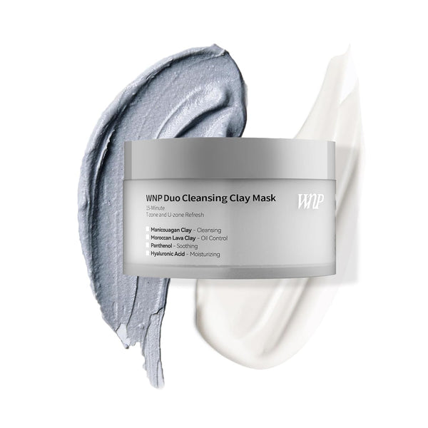 WNP Duo Cleansing Clay Mask – 104g | Deep Pore Detox & Hydration for T-Zone & U-Zone