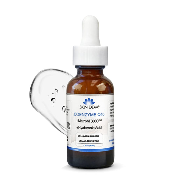 SKIN DEVA COENZYME Q10 + Matrixyl 3000™ + Hyaluronic Acid – 30ml | Anti-Aging & Hydrating Serum for Radiant, Youthful Skin