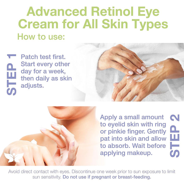 YOUN Beauty Retinol Eye Cream – 30ml | Anti-Aging Hydrating Eye Treatment