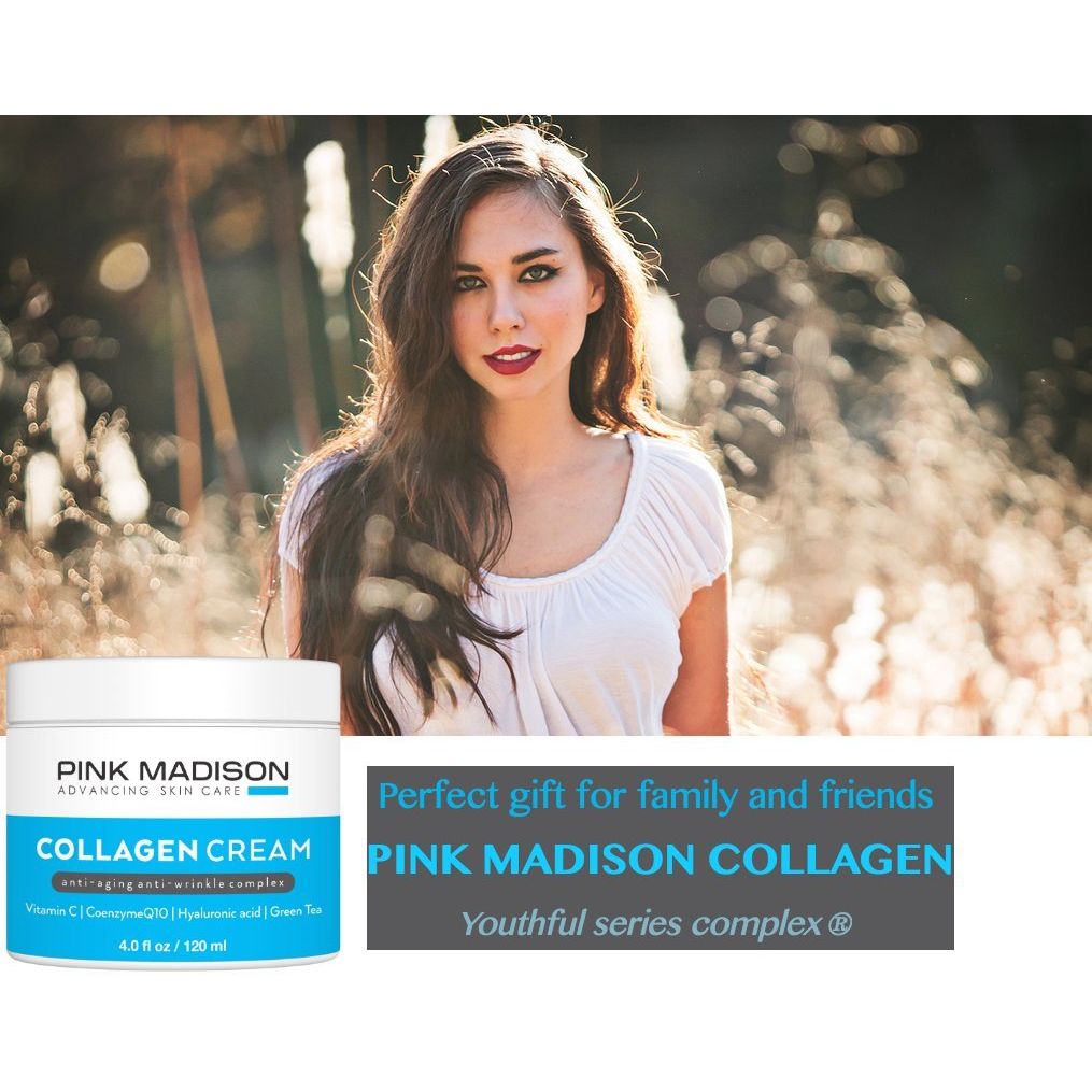 Pink Madison Collagen Cream – 120ml | Anti-Aging, Anti-Wrinkle & Skin Rejuvenation