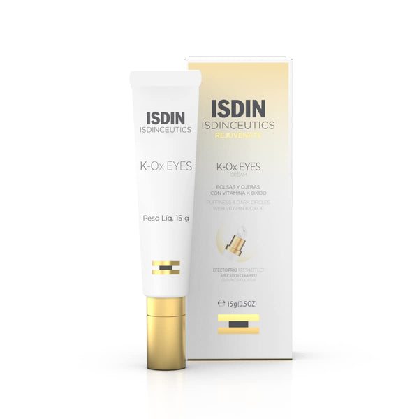 ISDIN K-Ox Eyes Cream – 15g | Dark Circle & Puffiness Corrector with Vitamin K-Oxide & Hyaluronic Acid
