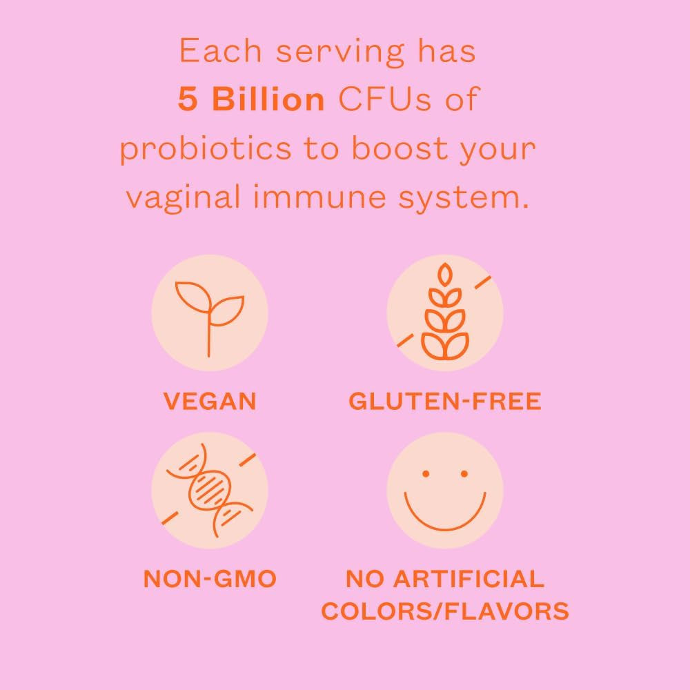 Cheeky Bonsai Balanced Babe Probiotic Gummies – 60 Gummies | Supports Vaginal, Digestive & Urinary Tract Health