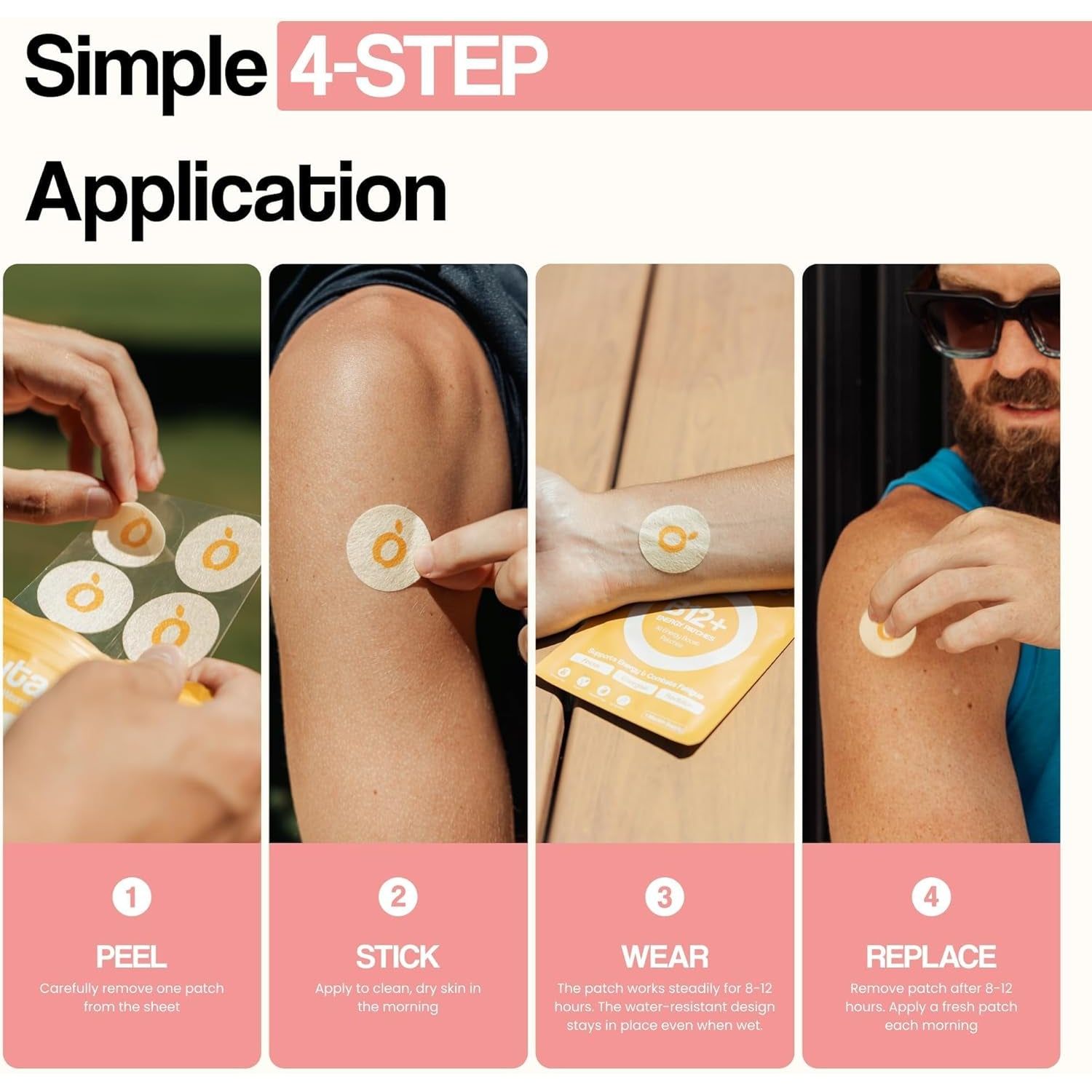 Vytadose GLP1 Burn Patches – 90 Patches (3 Pack) | 5x Strength Hunger & Cravings Support