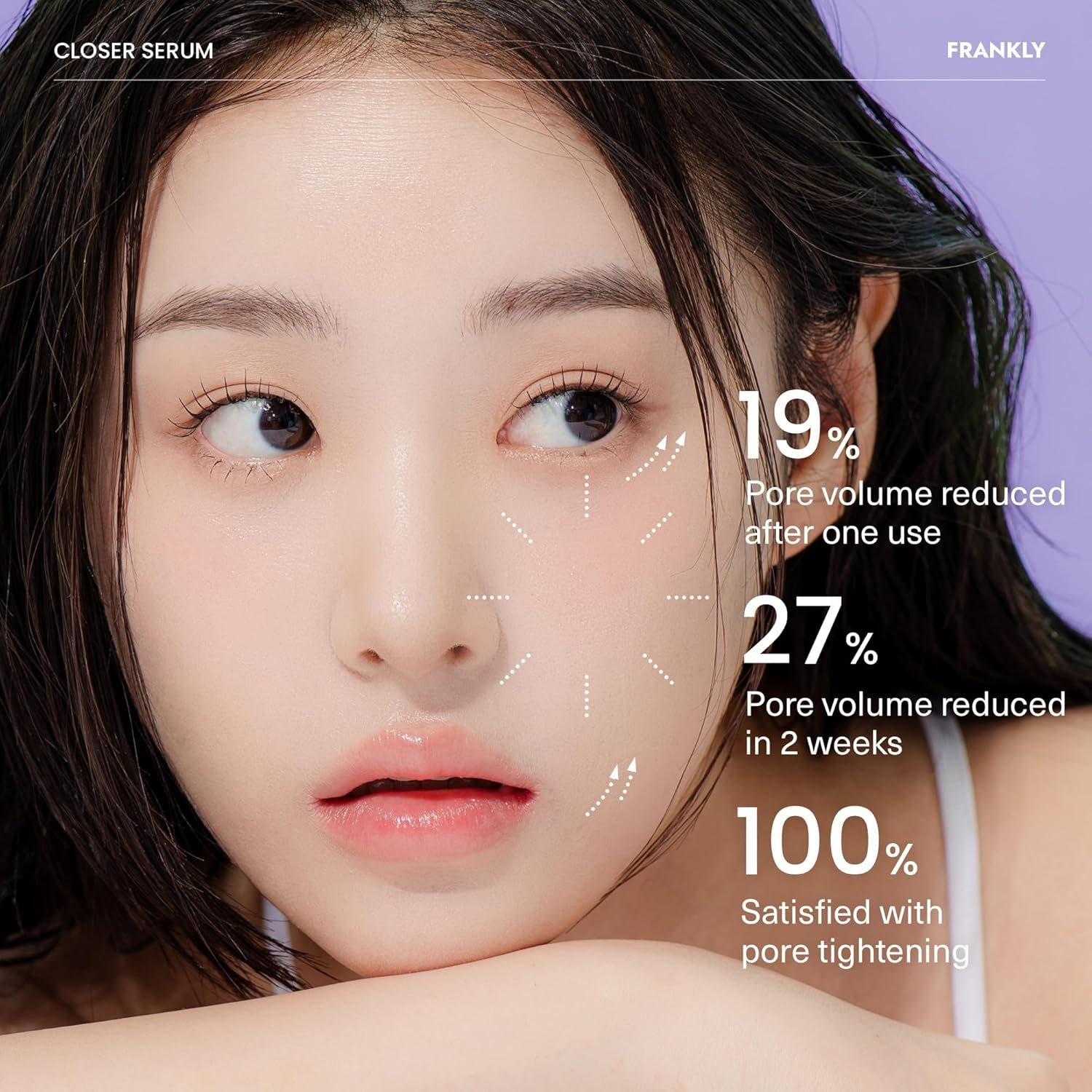 FRANKLY Closer Pore Reducing Serum – 100ml | Pore-Minimizing, Firming & Radiance-Boosting K-Beauty Serum