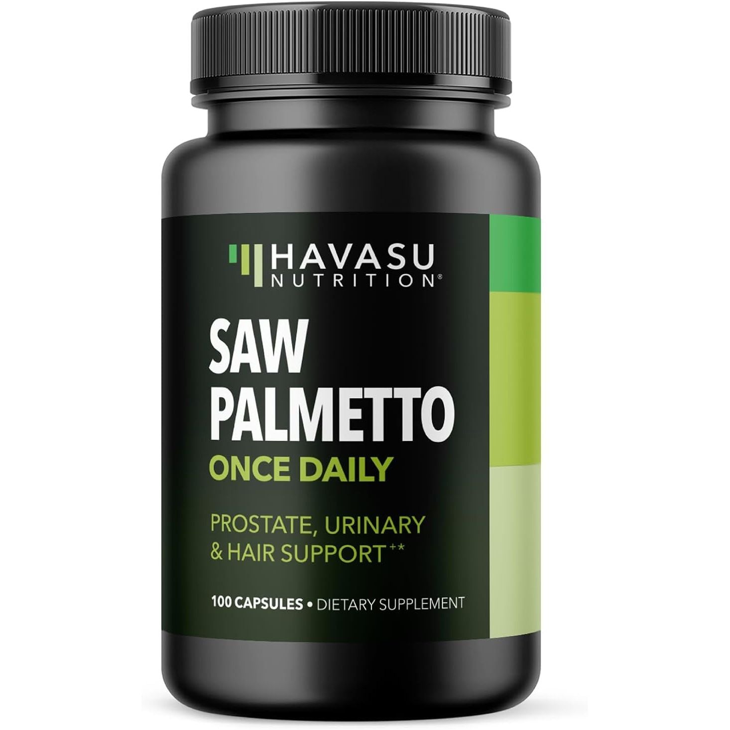 HAVASU NUTRITION Saw Palmetto Once Daily – 100 Capsules | Prostate, Urinary & Hair Health Support