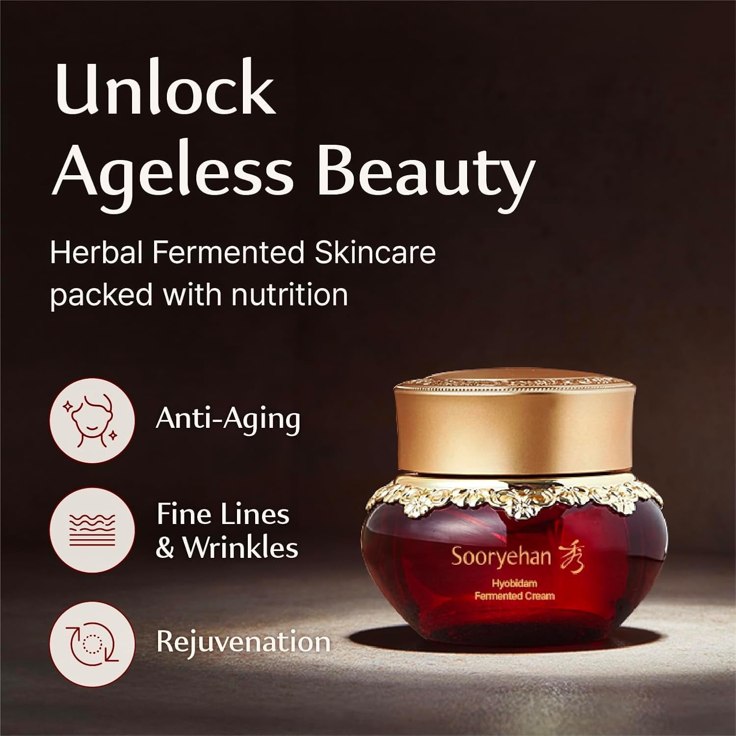 Sooryehan Hyobidam Fermented Cream – 50ml | Anti-Aging & Hydrating Face Cream