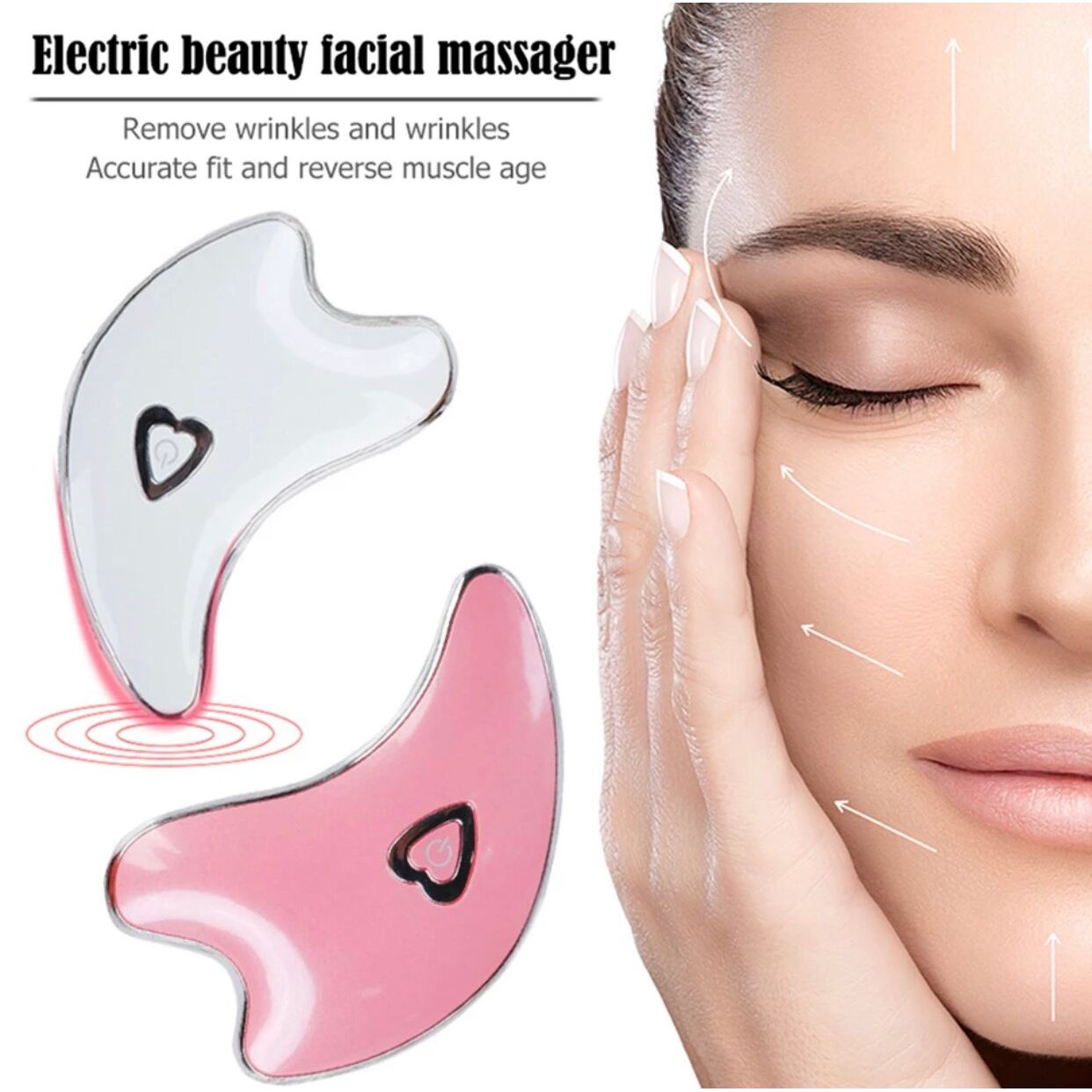 Electric Scraping Face Neck Body Massager Lifting Slimming