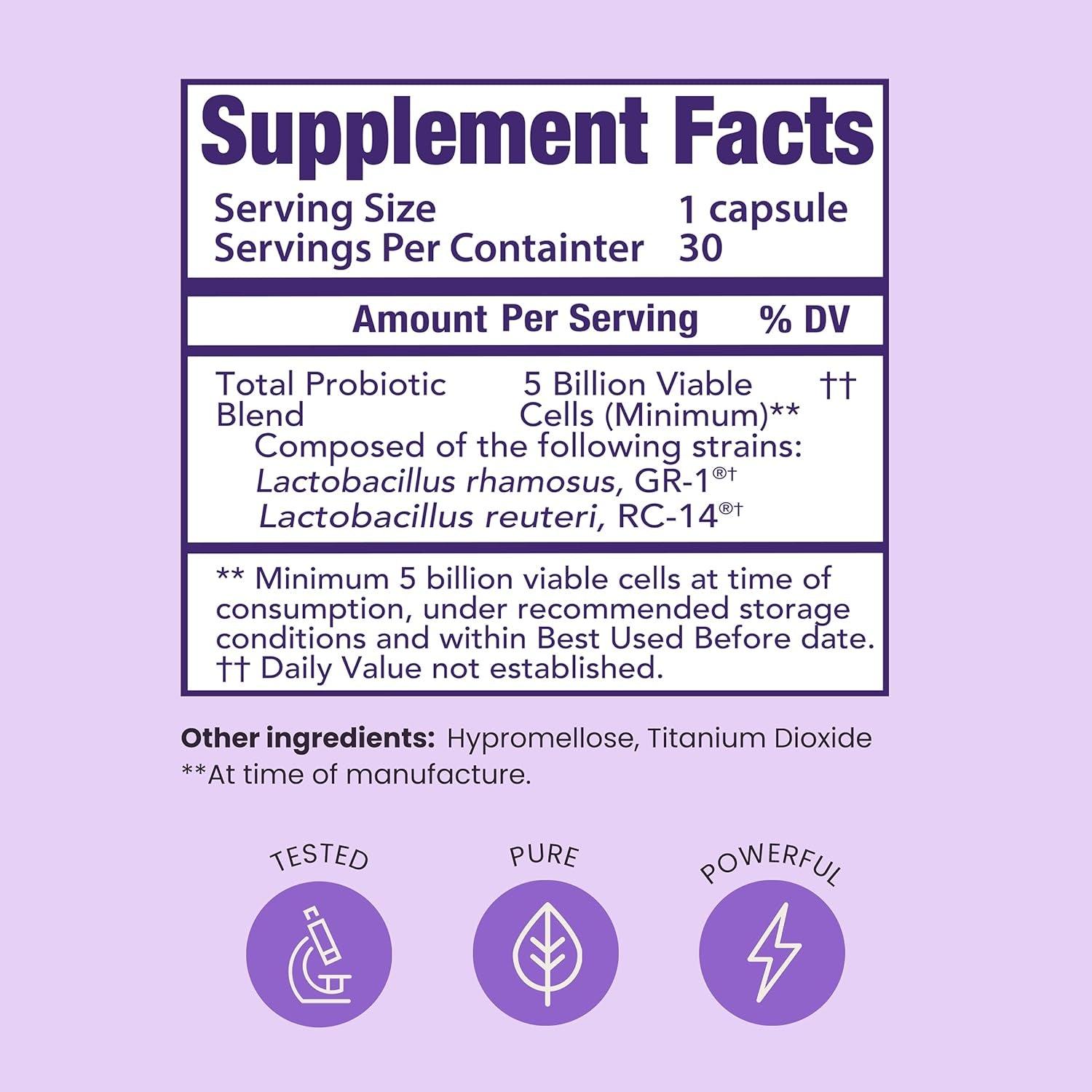 HPD Rx Pro-Fem #1 Vaginal Health Probiotic – 30 Capsules | Clinically Proven Support for pH Balance, Yeast & UTI Relief