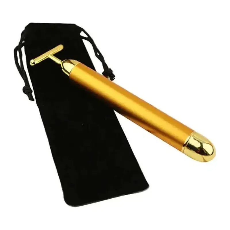 24K Gold Facial Roller Massager – Elevate Your Skincare Routine with Luxury - Glam Global UKGlam Global UK