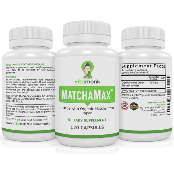 VitaMonk MATCHAMAX™ - 120 Capsules