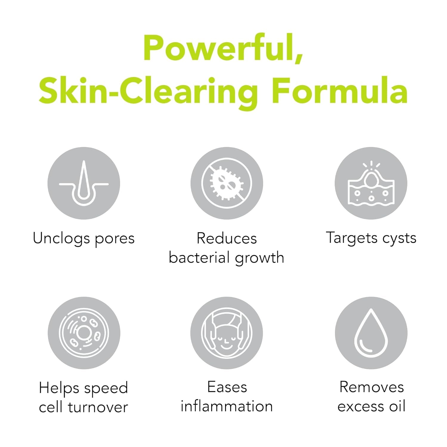 Humane Maximum-Strength Acne Wash – 237ml | 10% Benzoyl Peroxide Face & Body Cleanser for Stubborn Acne