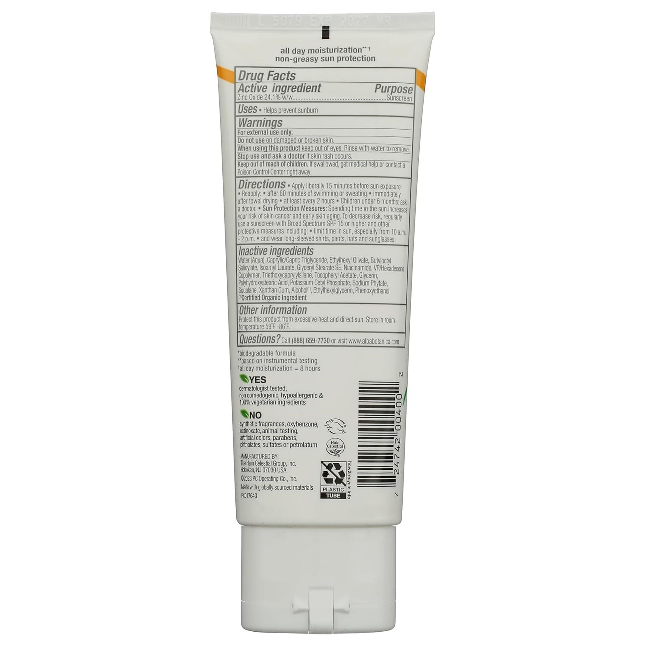 Mineral Sunscreen Lotion SPF 50, Broad Spectrum, Fragrance Free, 3 Fl Oz (Packaging May Vary)