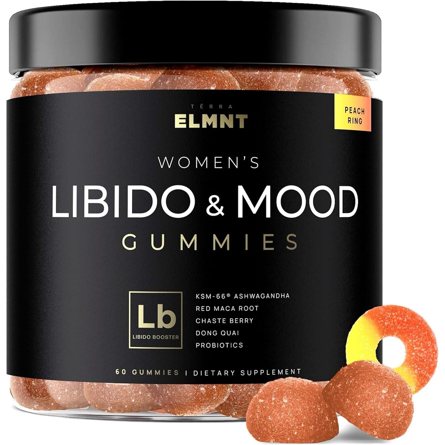 4,050Mg Libido Booster for Women KSM-66 Ashwagandha Gummies W. 30X Strength Red Maca Root - Strongest Female Libido Mood Booster + Hormone Balance for Women Cortisol Reducer & Stress Relief Gummy