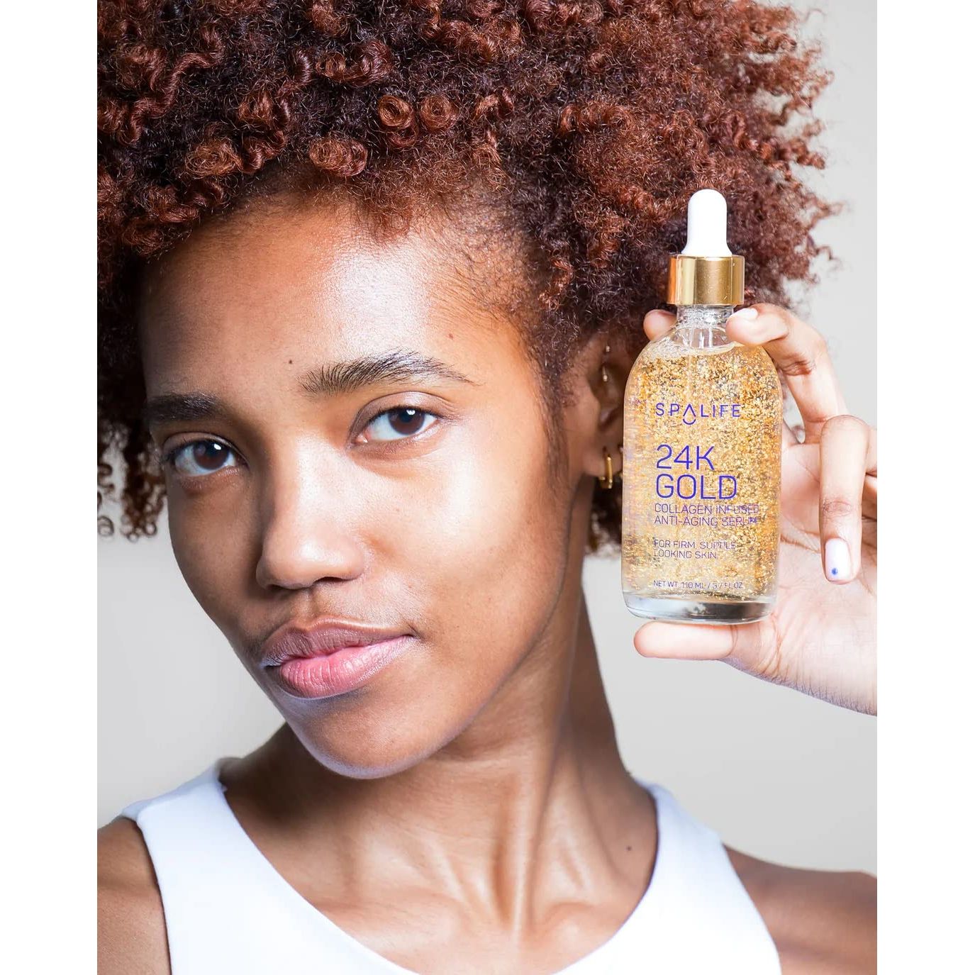SpaLife 24K Gold Collagen Infused Anti-Aging Serum – 110ml | Firming, Radiance & Youthful Glow