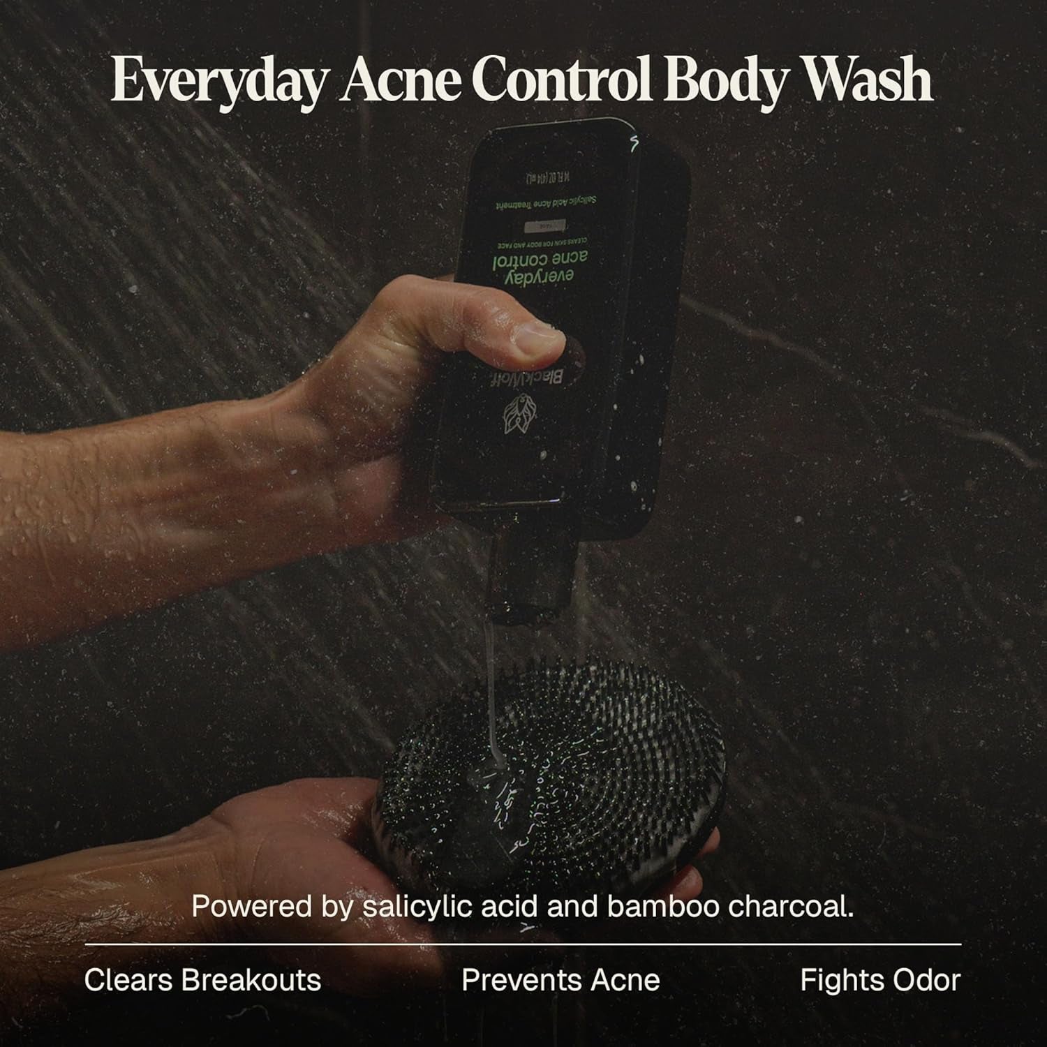 Black Wolf Body Wash | Everyday Acne Body Wash (Sage) - 414ml