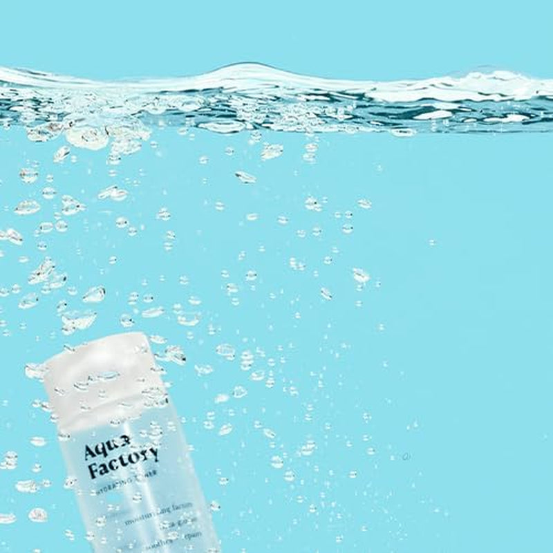 Aqua Factory Hydrating Toner with Beta Glucan, 7 Moisturizing Factors for Barrier Repair, Nourishing Dry & Sensitive Skin, 4Oz