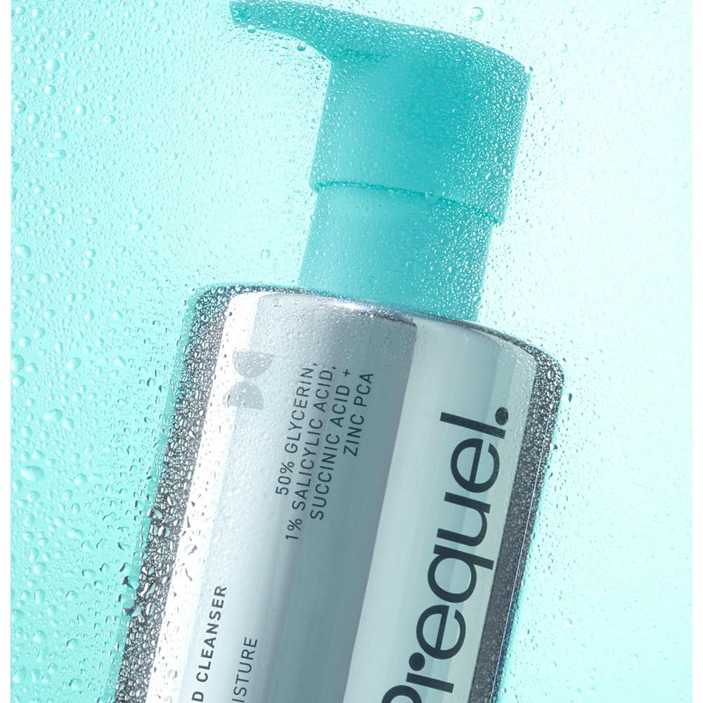 Prequel Gleanser + SA | Non-Drying Salicylic Acid Cleanser – 400ml (Pack of 2)