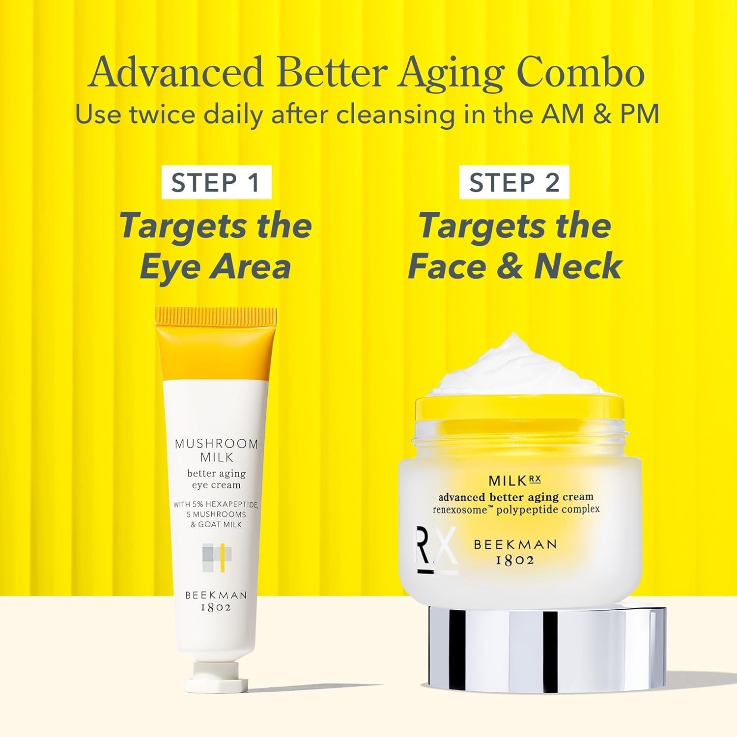 Beekman 1802 Milk RX Advanced Better Aging Cream – 50ml | Anti-Aging, Firming & Hydrating Skincare