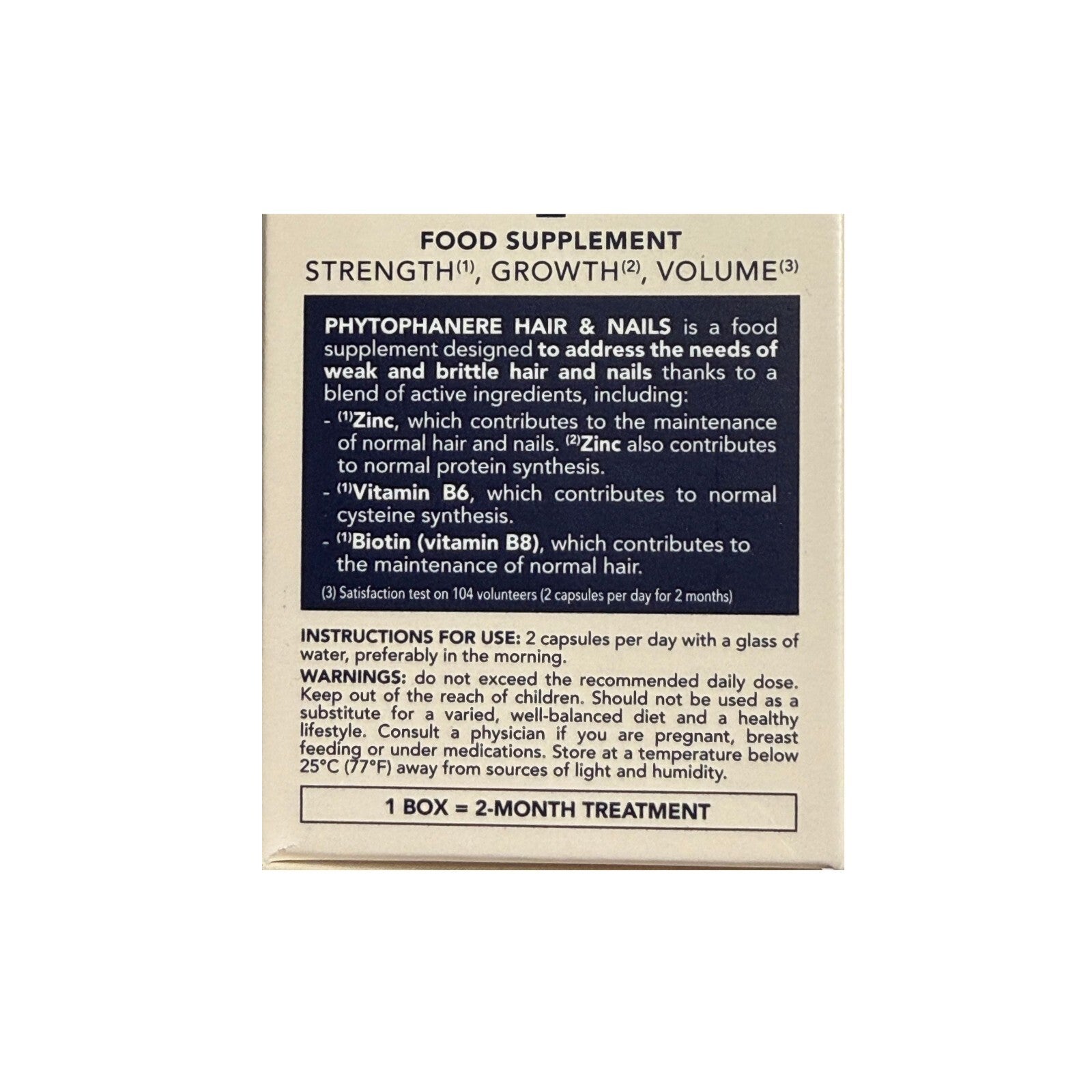 PhytoPhanere Hair & Nails Dietary Supplements - 120 Capsules, EXP 09/2027