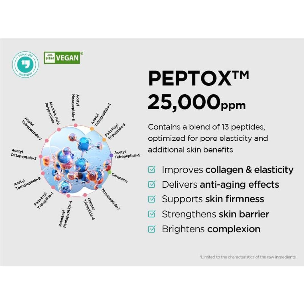 V.Peptox Jelly Tonerㅣ13 Peptides 25,000Ppm + 10 Hyaluronic Acid(Ha) + ExosomeㅣEssence Toner for Pore Tightening & CoolingㅣK-Skincare (5.07 Fl.Oz.)