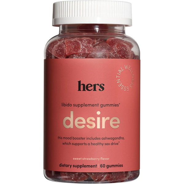 Hers Desire Libido Supplement Gummies – 60 Gummies | Supports Healthy Sex Drive & Sensation
