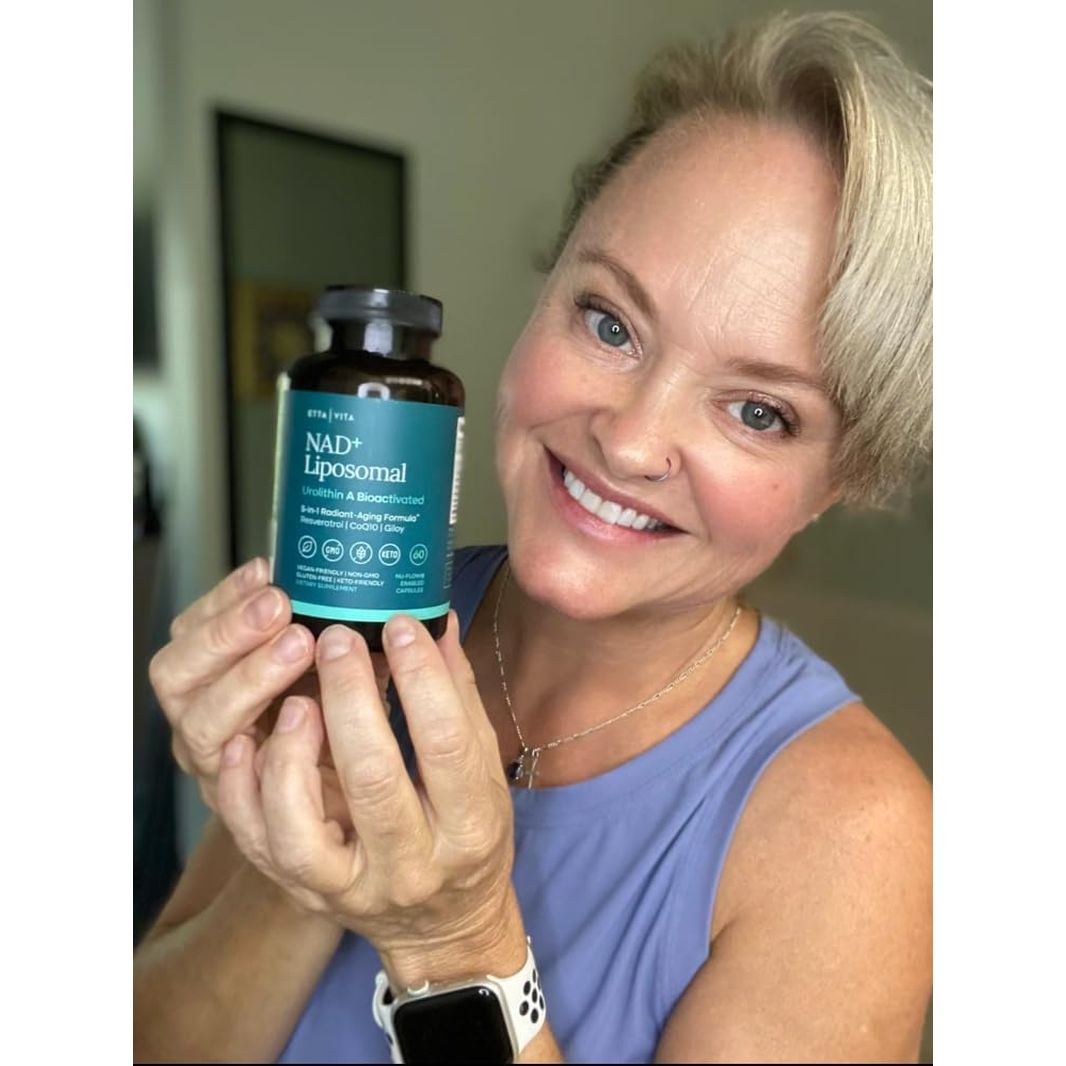 Muira Puama Liposomal NAD+ Supplement - Resveratrol, Urolithin A, Coq10 (Made in USA) NAD Supplement for Natural Energy, Brain Fog, Digestion, Detox, Gut Health, Microbiome, NR NMN Replacement