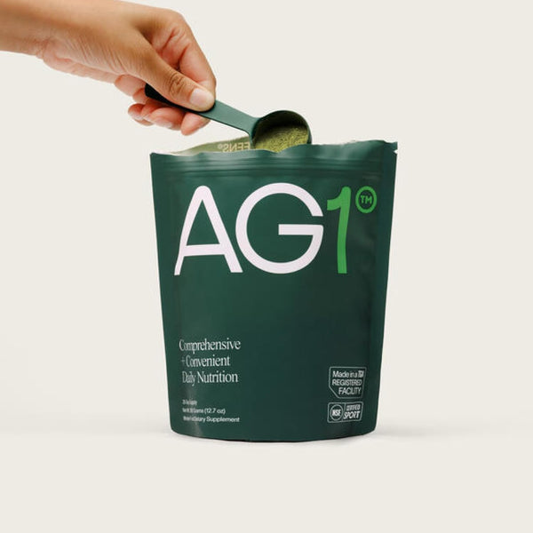 AG1 Greens Powder Refill Pouch – 360g, 30-Day Supply | All-in-One Daily Nutrition & Gut Health Support