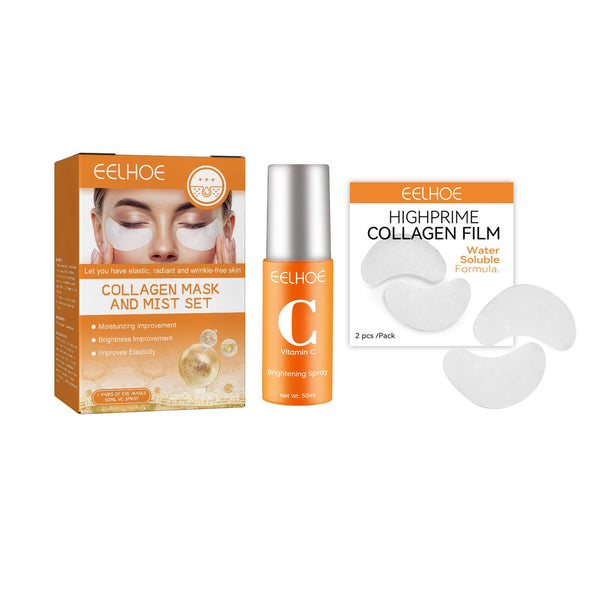 Collagen Eye Mask & Spray Set – Anti-Aging, Anti-Wrinkle Hydrating & Moisturising Skincare Duo