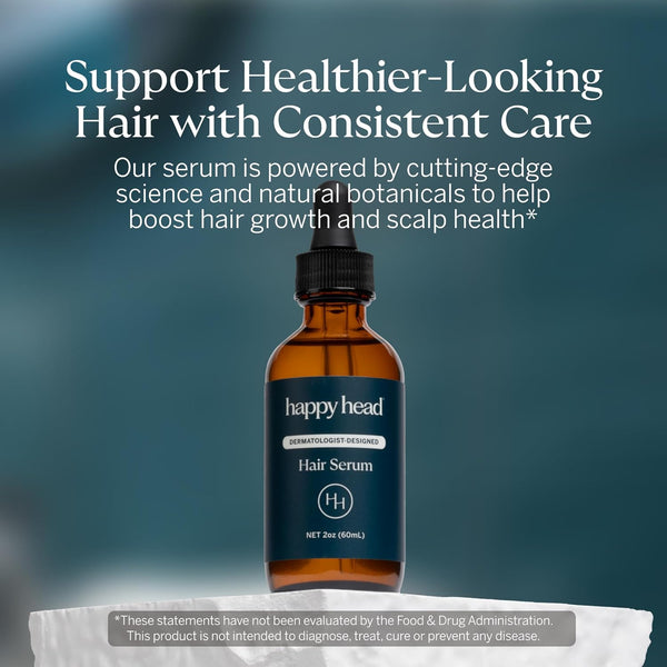 Hair Regrowth Serum – Leave-In Scalp & Hair Treatment with Procapil®, Biotin & Rosemary – Lightweight Formula – 2Oz