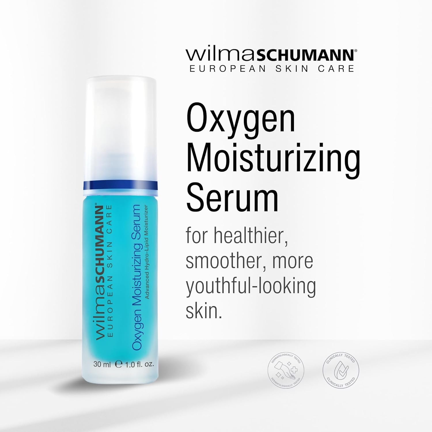 Wilma Schumann Oxygen Moisturizing Serum – 30ml | Hydrating, Rejuvenating Serum for Radiance & Fine Line Reduction