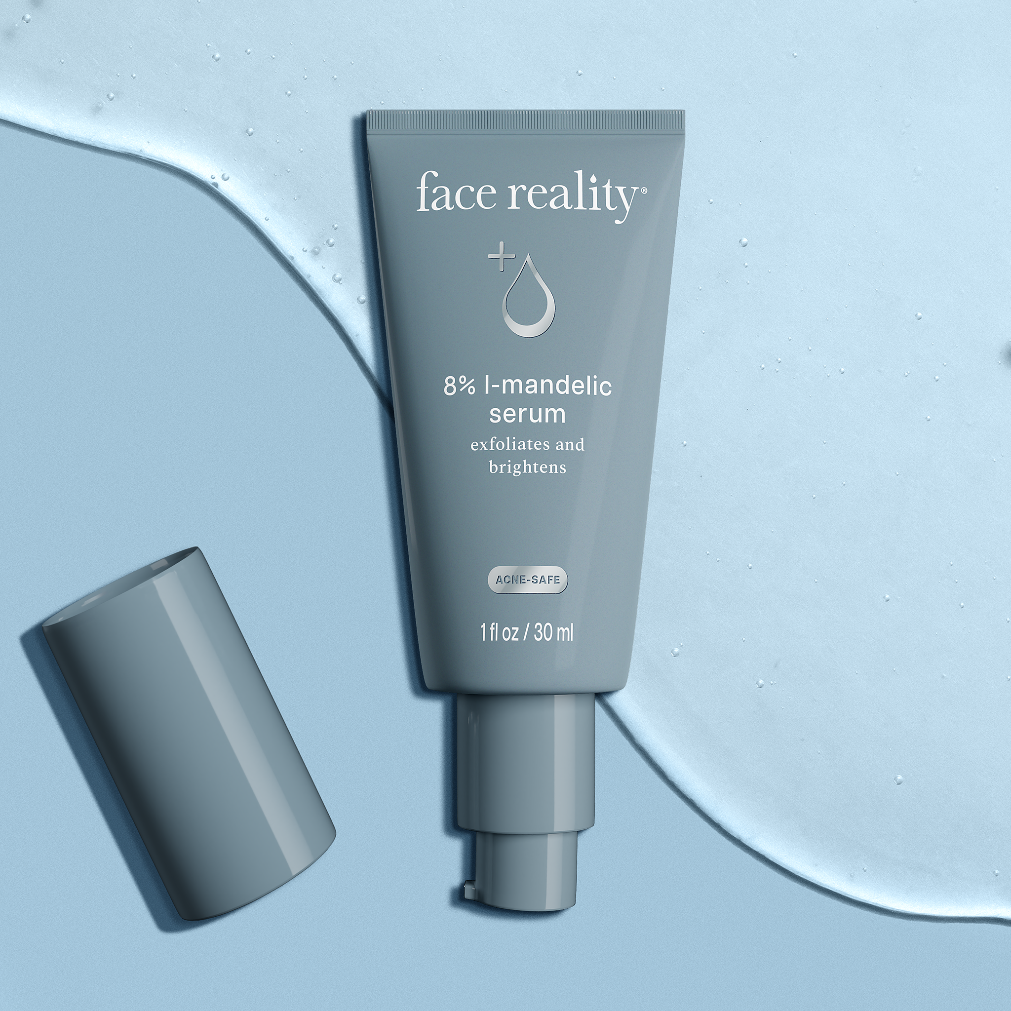 Face Reality 8% L-Mandelic Serum – 30ml | Gentle Yet Powerful Exfoliating Treatment for Clear, Radiant Skin
