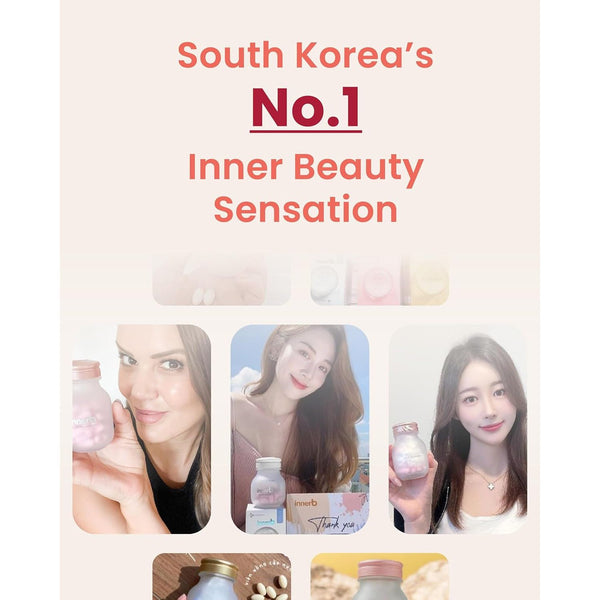 CJ Wellcare Innerb Collactive Collagen – 84 Tablets | Premium French Marine Collagen for Youthful, Elastic Skin