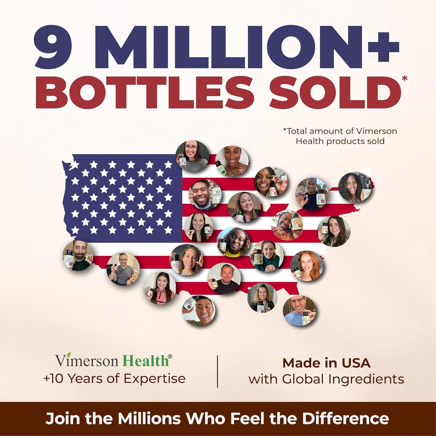 Vimerson Health Glucosamine Chondroitin Turmeric & MSM – 90 Capsules