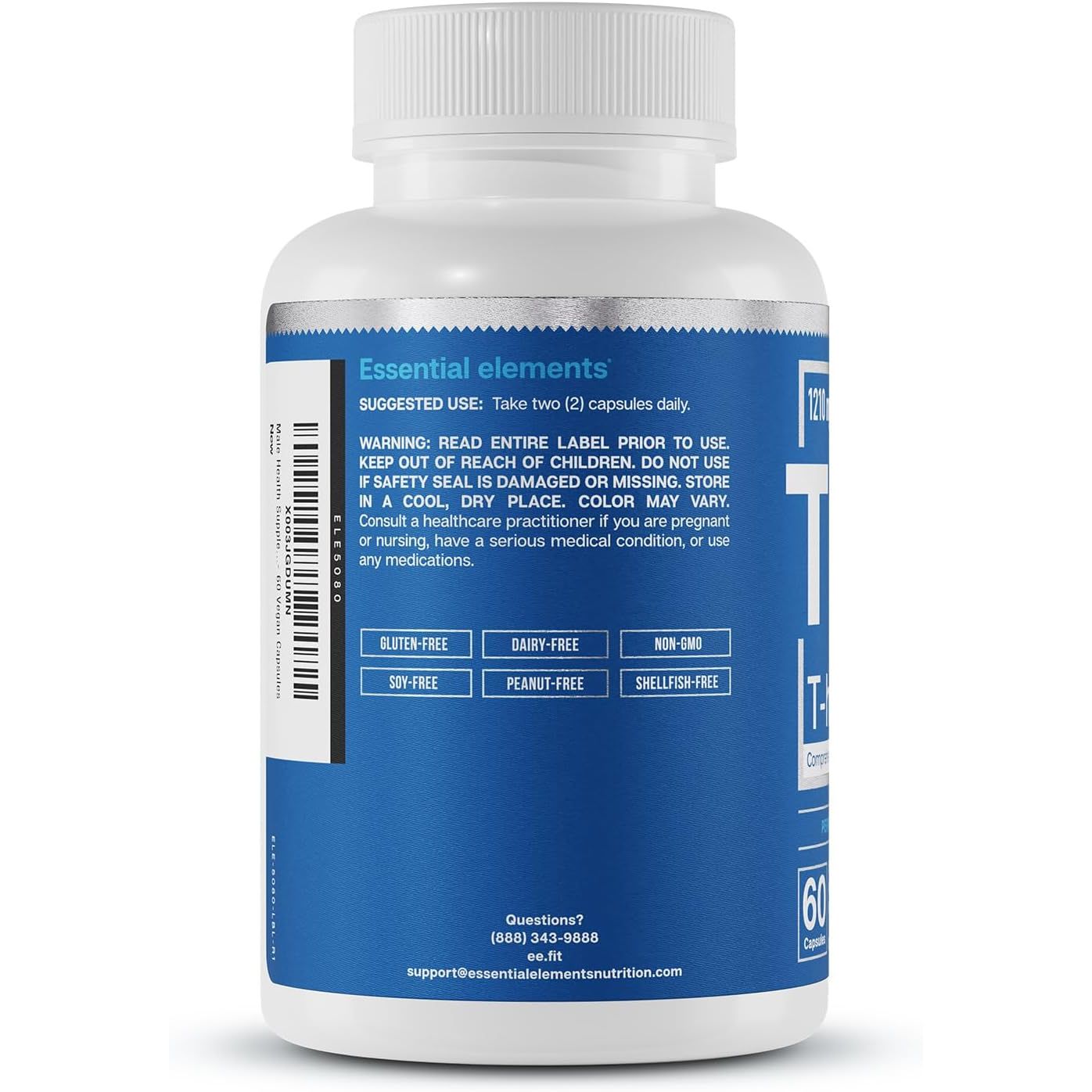 Essential Elements T-Hero Comprehensive Male Health Support - 60 Capsules