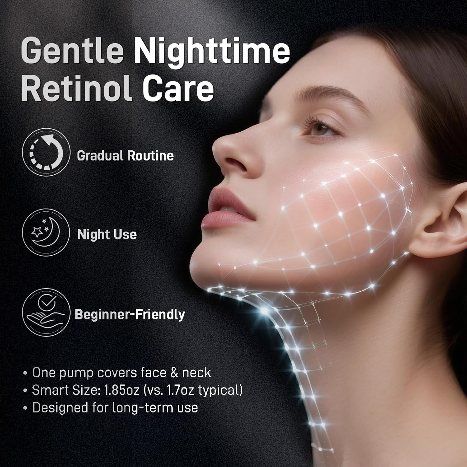 +1HEROLABS Advanced Tri-Action Retinol Deep Moisturizing Face Cream - 55g