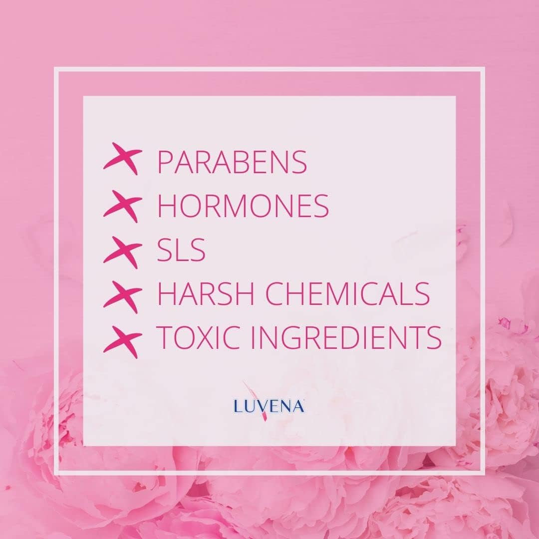 LUVENA Vaginal Rinse – 2 Disposable Bottles x 90ml | Gentle Intimate Cleanse for Everyday Freshness & Odor Control