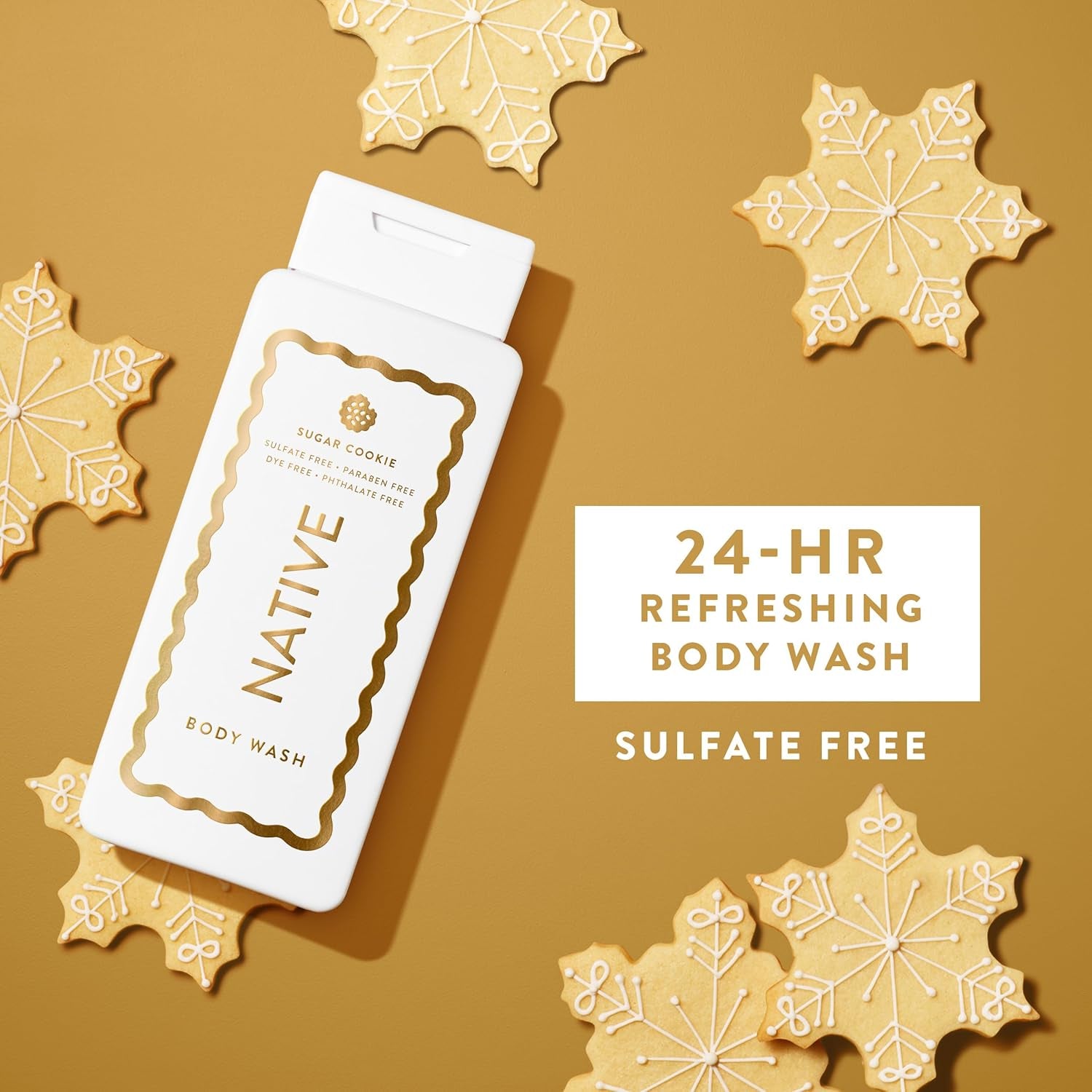 Native Body Wash, Sugar Cookie Scent (Holiday Edition) - 532ml