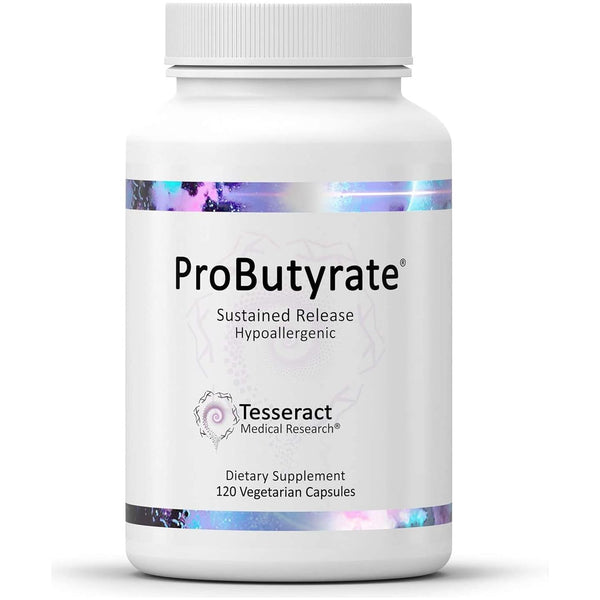 Tesseract Medical Research ProButyrate Gut Health Supplement – 120 Capsules | Advanced Butyric Acid for Digestive & Microbiome Support