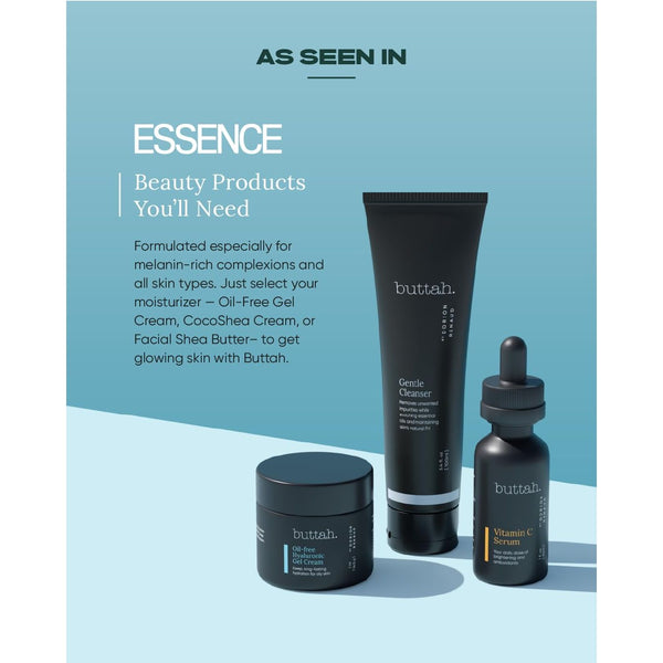 buttah. by Dorion Renaud Oil-Free Hyaluronic Skin Care Set | Hydration, Brightening & Barrier Support for Melanin-Rich Skin