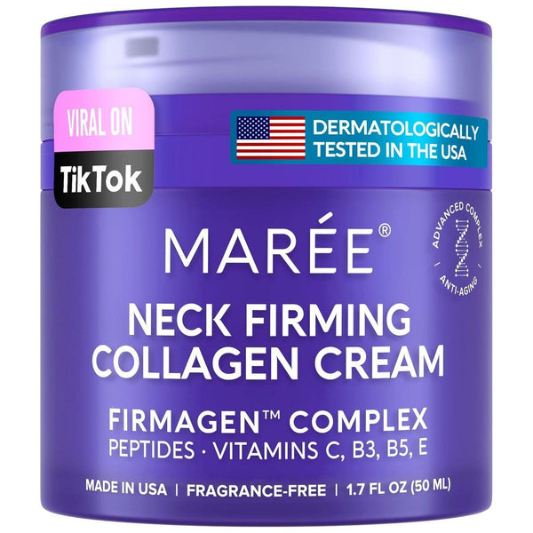 MAREE Neck Firming Collagen Cream – 50ml | Advanced Neck & Face Moisturizer