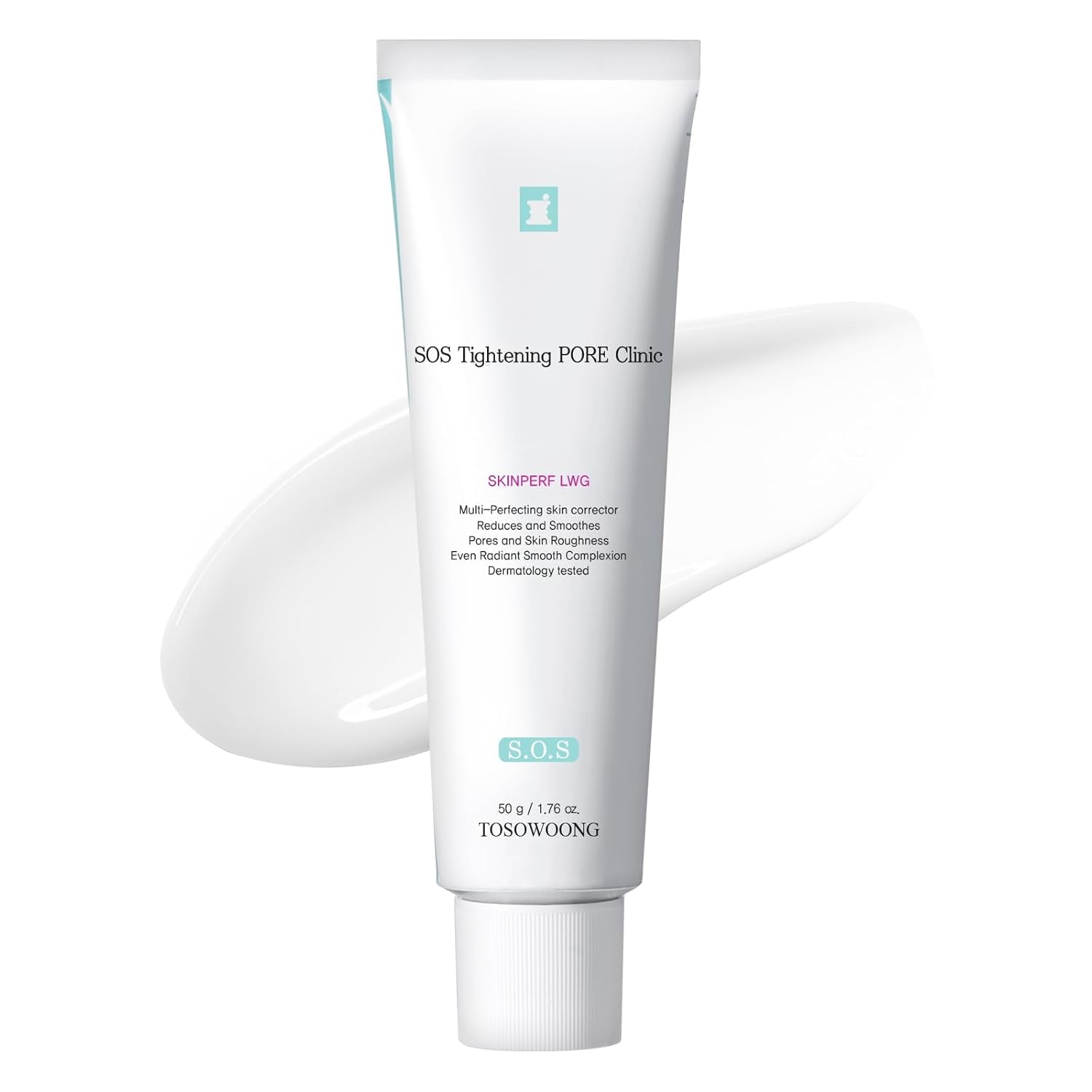 Pore Refiner Cream, Pore Minimizer with AHA - Glycolic Acid and Lactic Acid, Oil Control Face Moisturizer for Oily Skin, Texture Smoothing for Fine Lines, Korean Skincare, 50G / 1.76 Oz.