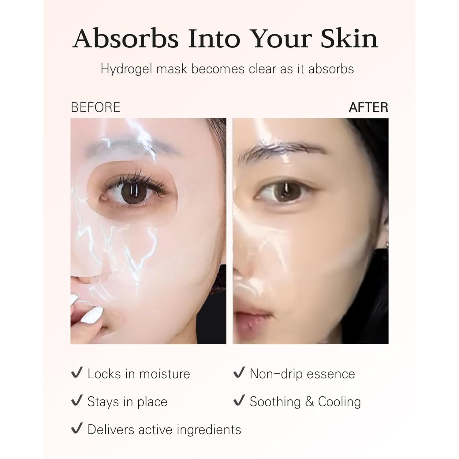 BLANC DUBU Nuborn Cell Hydrogel Collagen Mask – 41g, 4 Masks | Hydrating, Firming & Glass Skin K-Beauty Mask