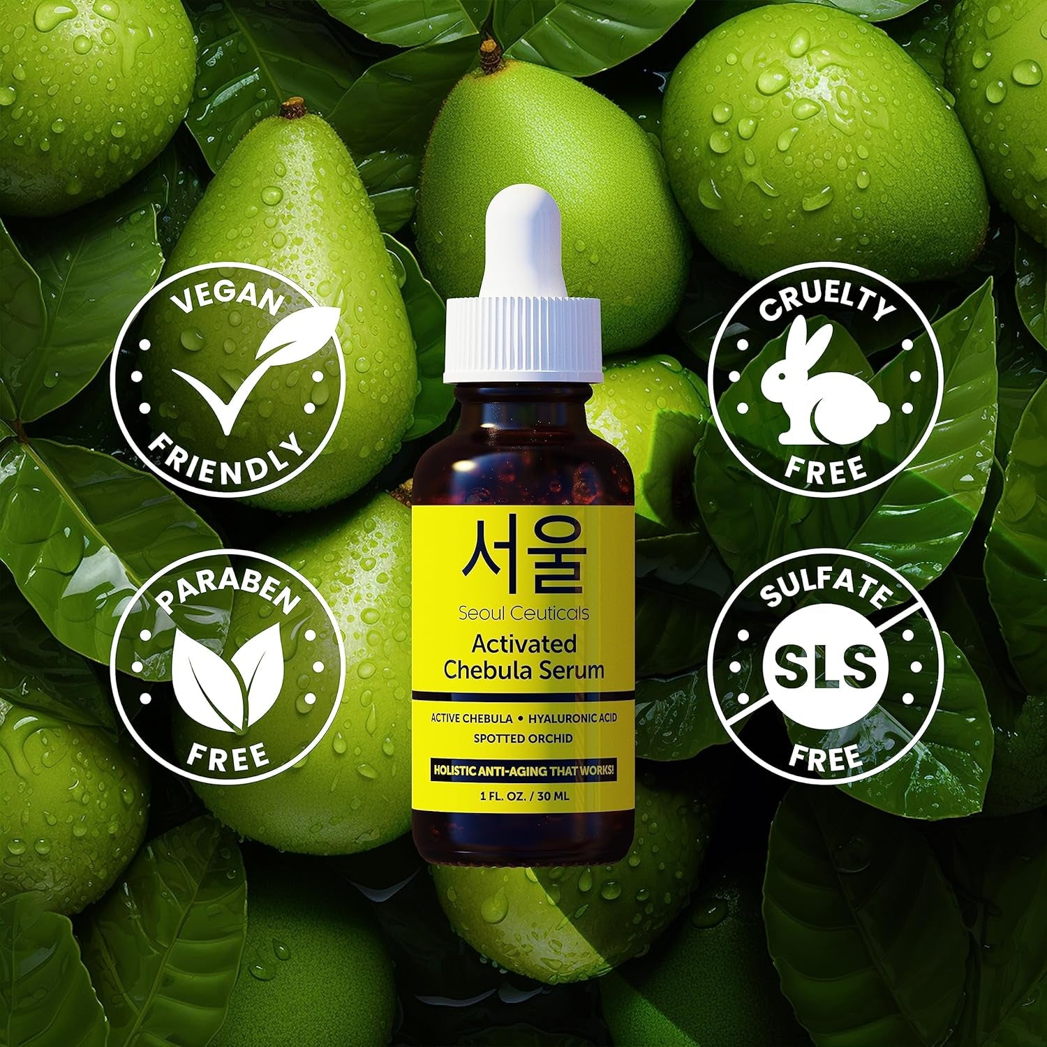 SeoulCeuticals Activated Chebula Serum – 30ml | Anti-Aging & Wrinkle Reduction