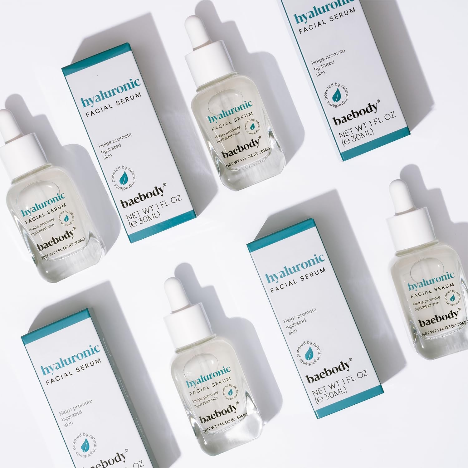 Baebody Hyaluronic Facial Serum – 30ml | Deep Hydration, Plumping & Anti-Aging with Vitamins C & E
