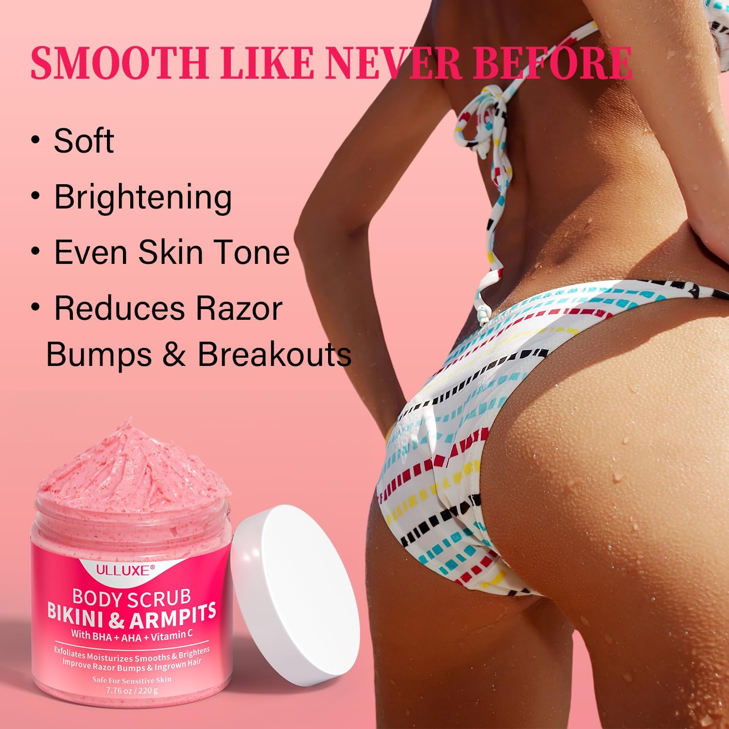 ulluxe Body Scrub Bikini & Armpits - 220g