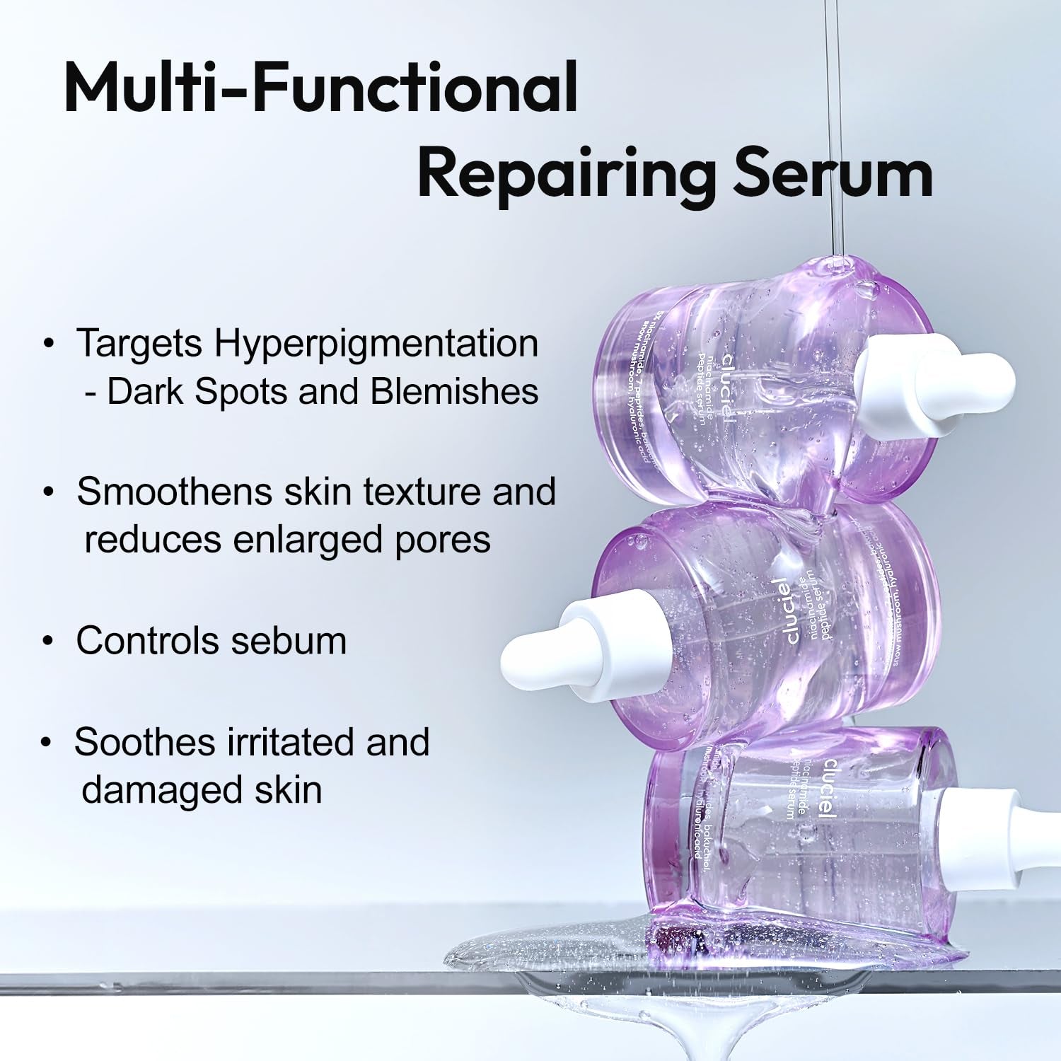 Cluciel Niacinamide Peptide Serum – 50ml | Radiant Glow, Even Tone & Pore Refinement
