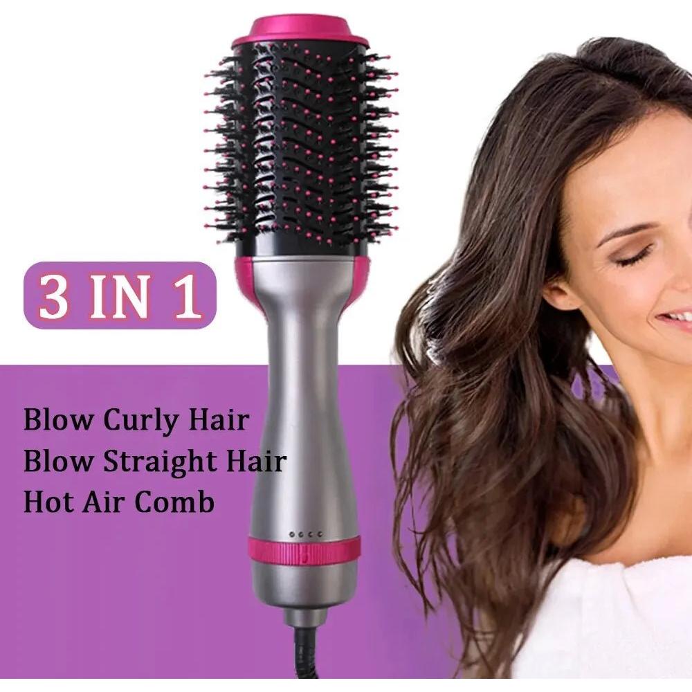 3 In 1 Hot Air Comb Styling - Glam Global UK