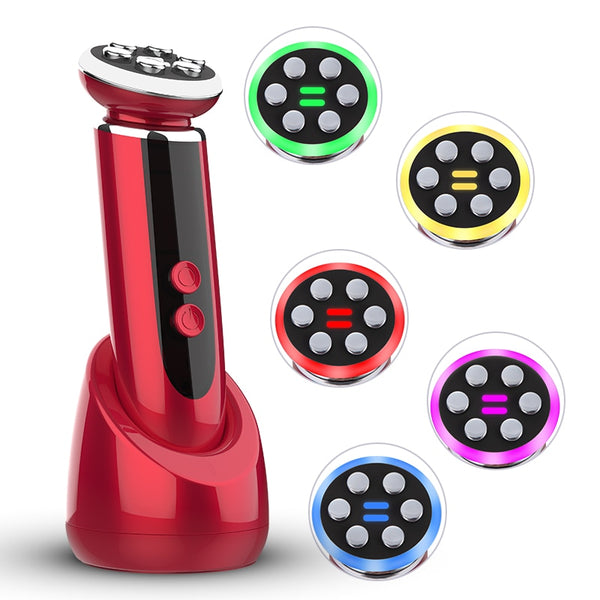 RF Beauty Device Facial Massager - Lift Tighten & Glow